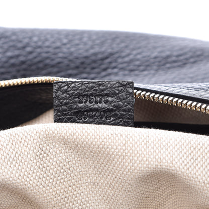Gucci Pebbled Calfskin Medium Soho Hobo Black 7 of 11