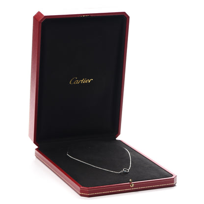 Cartier 18K White Gold Baby LOVE Necklace 8 of 8