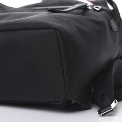 Fendi Nylon Vitello Fox Goat Fur Monster Eyes Backpack Black Multicolor Sky 10 of 12