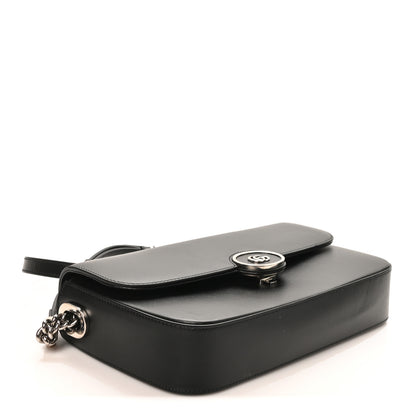 Gucci Senna Calfskin Petite GG Top Handle Shoulder Bag Black 4 of 11
