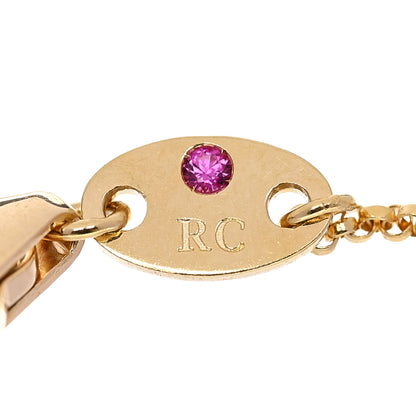 Roberto Coin 18K Yellow White Gold Diamond Princess Flower Charm Bracelet 3 of 4