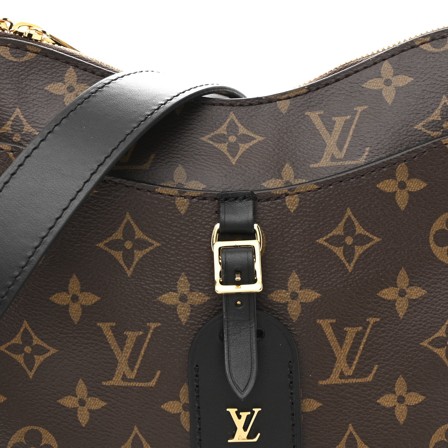 Louis Vuitton Monogram Odeon PM Black 7 of 9