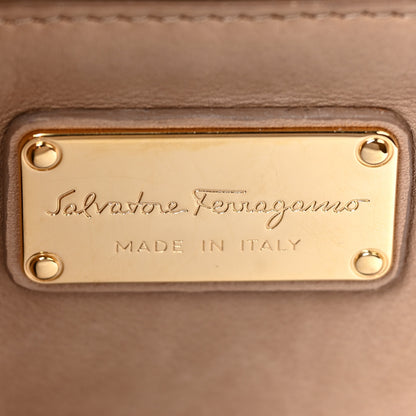 Salvatore Ferragamo Calfskin Suzanna Satchel Yuta 6 of 23