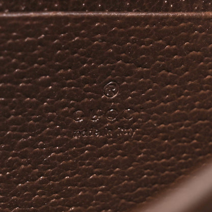 Gucci Monogram Jumbo GG Textured Dollar Calfskin Mini Dionysus Chain Wallet Camel Ebony New Acero 6 of 10