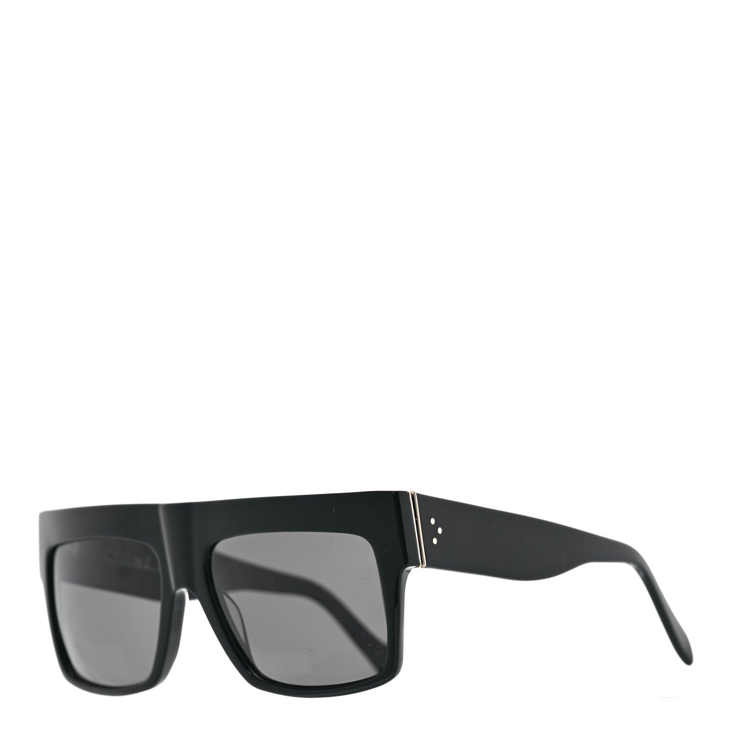 Celine Polarized ZZ Top Sunglasses CL 41756 Black 1 of 6