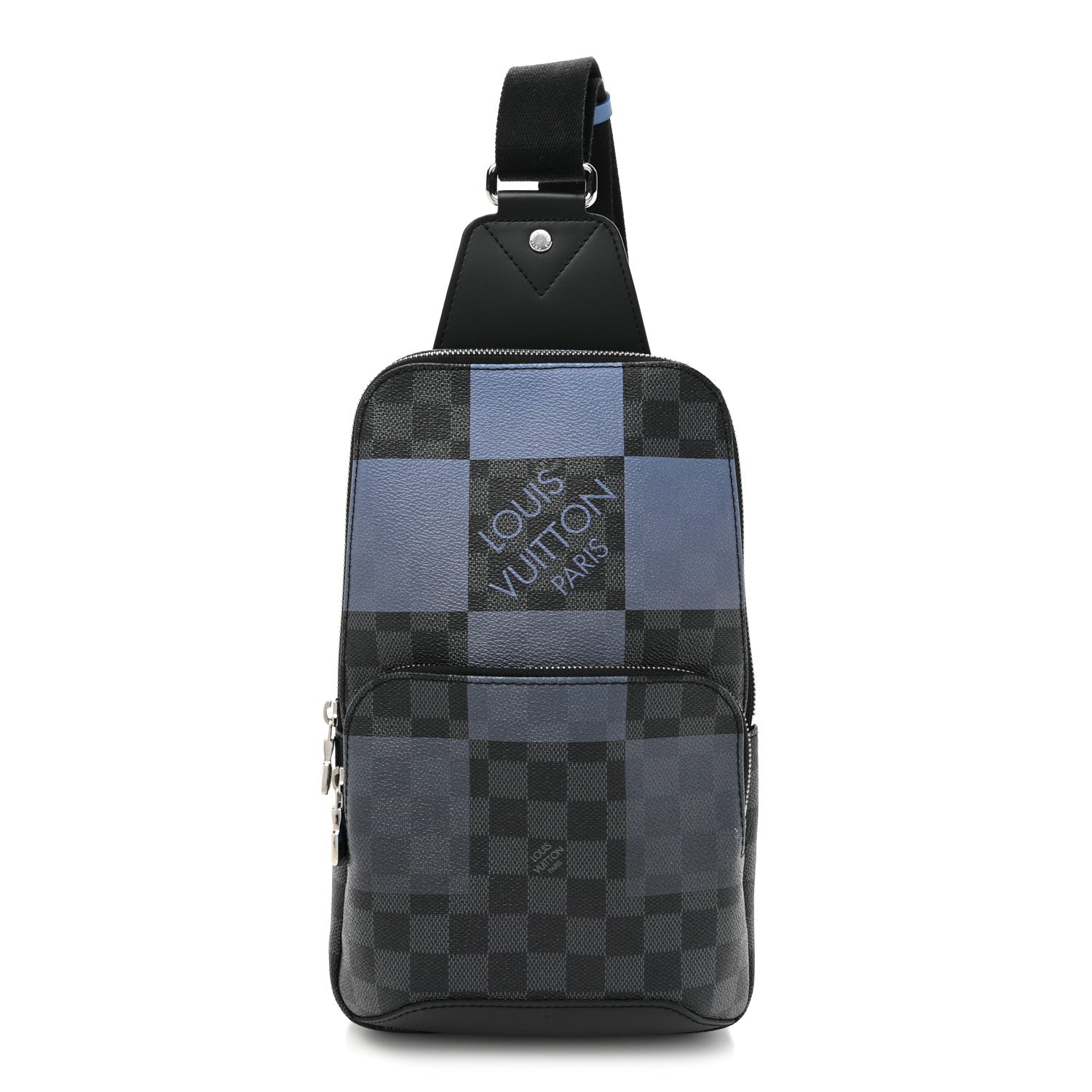 Louis Vuitton Damier Graphite Giant Avenue Sling Backpack Blue 1 of 9