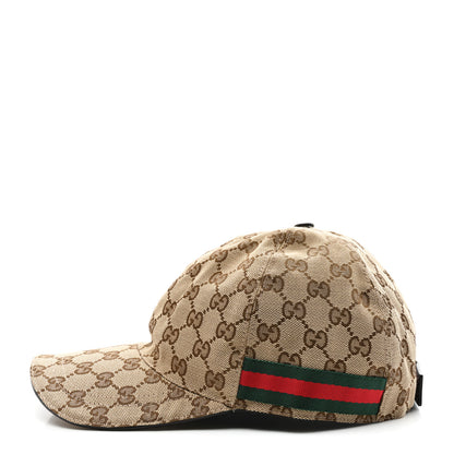Gucci Monogram Web Baseball Hat L Beige Cocoa 4 of 8