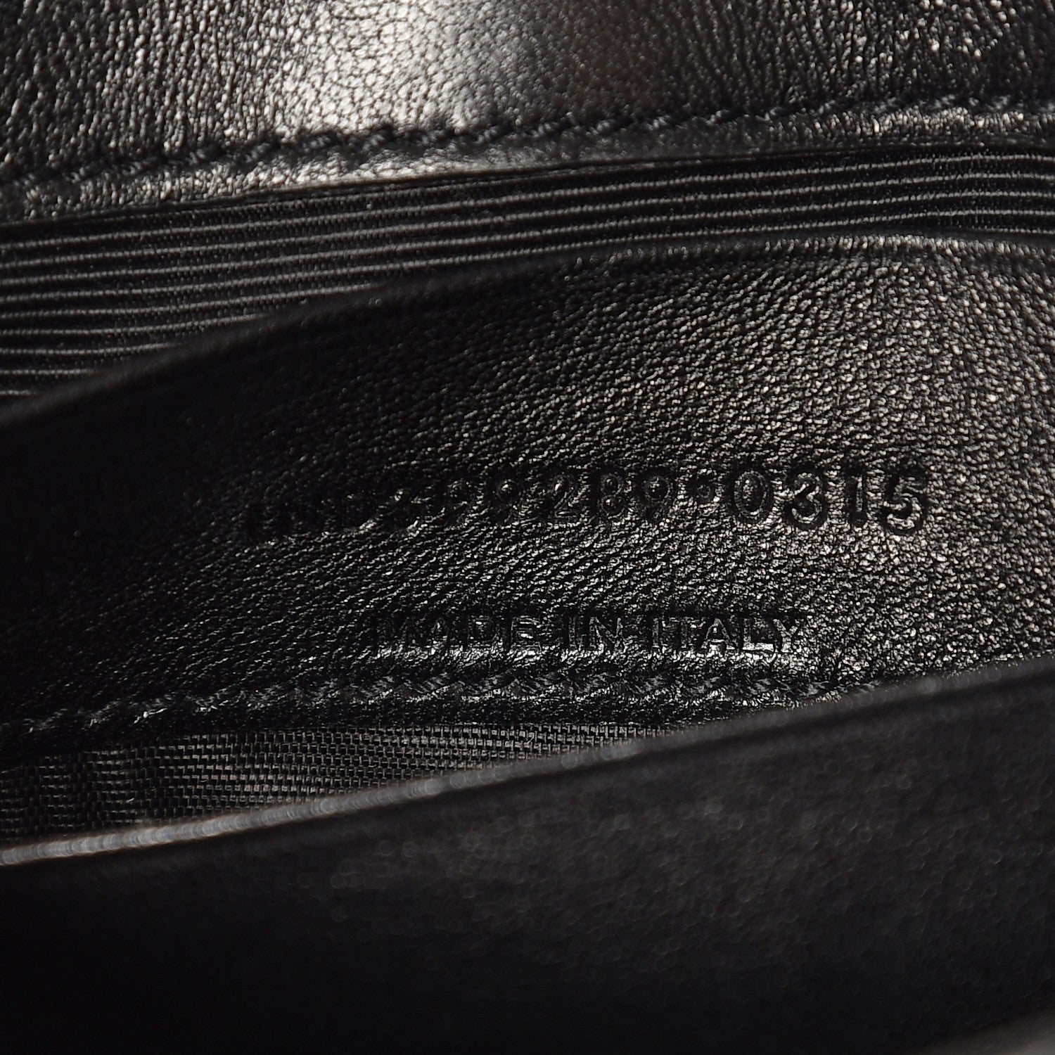 Saint Laurent Sheepskin Matelasse Monogram Classic Baby Chain Bag Black 7 of 7
