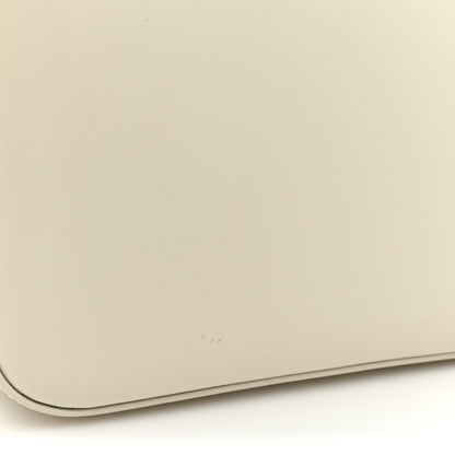 Celine Shiny Calfskin Triomphe Shoulder Bag White 10 of 10