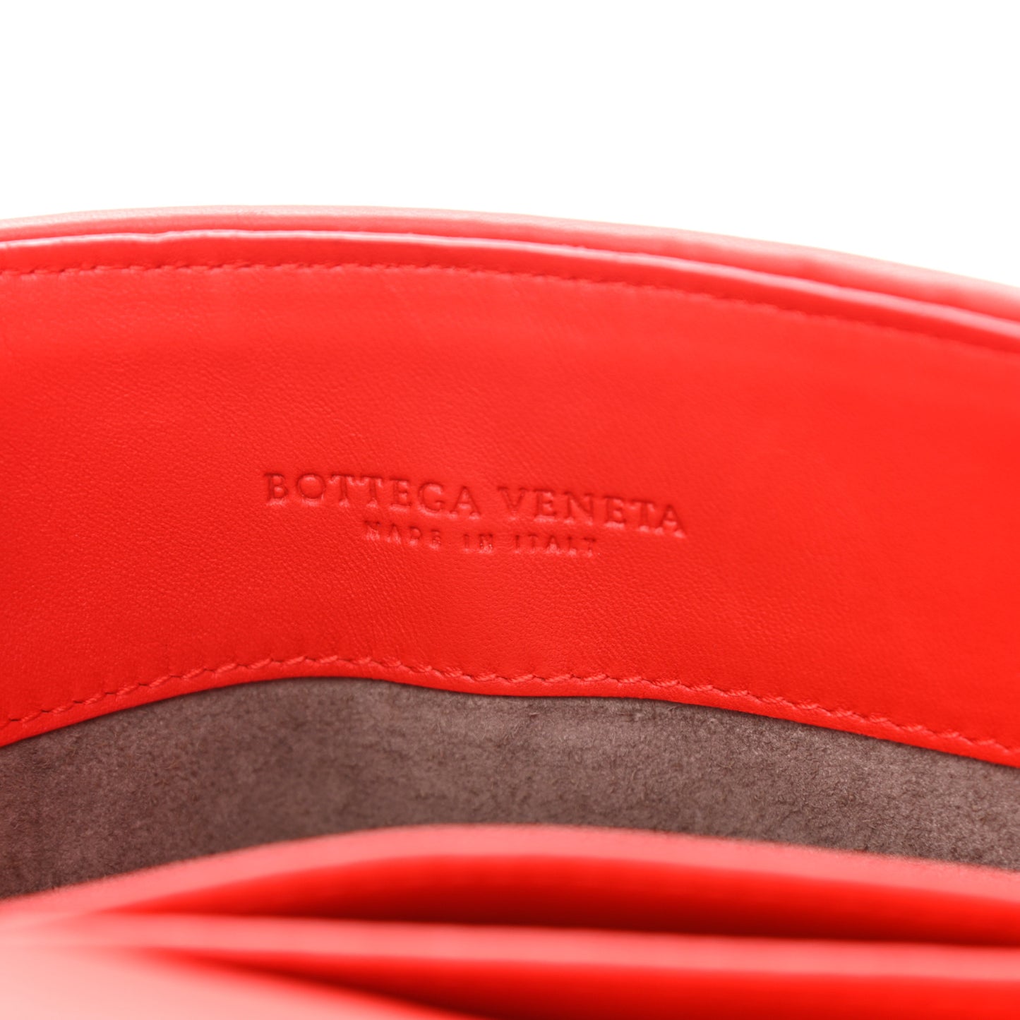 Nappa Intrecciato Baby Olimpia Shoulder Bag Vesuvio