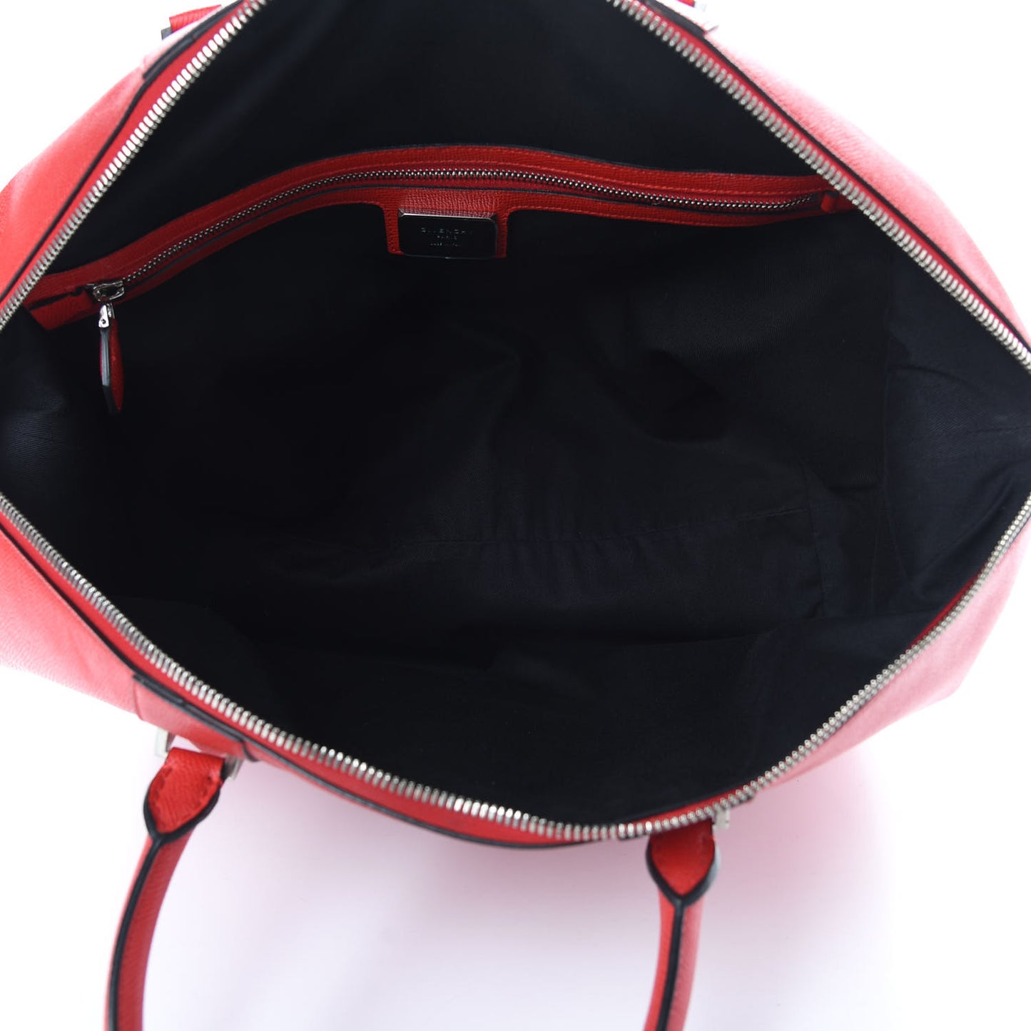 Calfskin Large Lucrezia Travel Bag Red