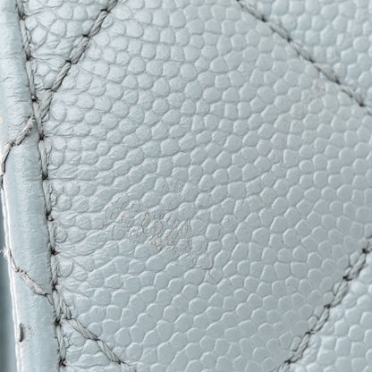Chanel Caviar Quilted Small Business Affinity Flap Blue 17 of 23