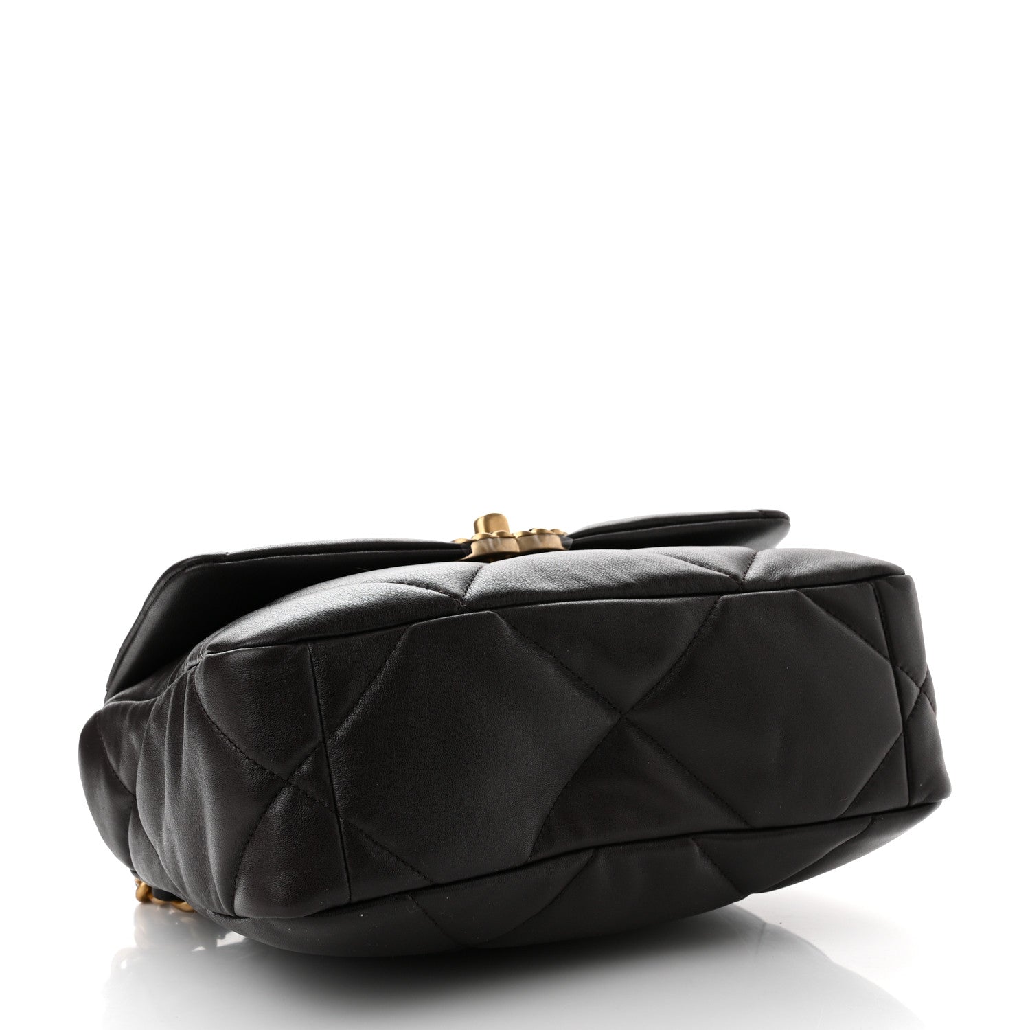 Chanel Lambskin Quilted Medium Chanel 19 Flap Dark Brown 4 of 11