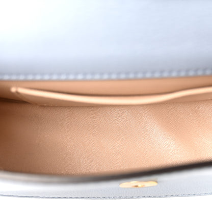 Chloe Calfskin Small Nile Bracelet Minaudiere Bag Washed Blue 5 of 9
