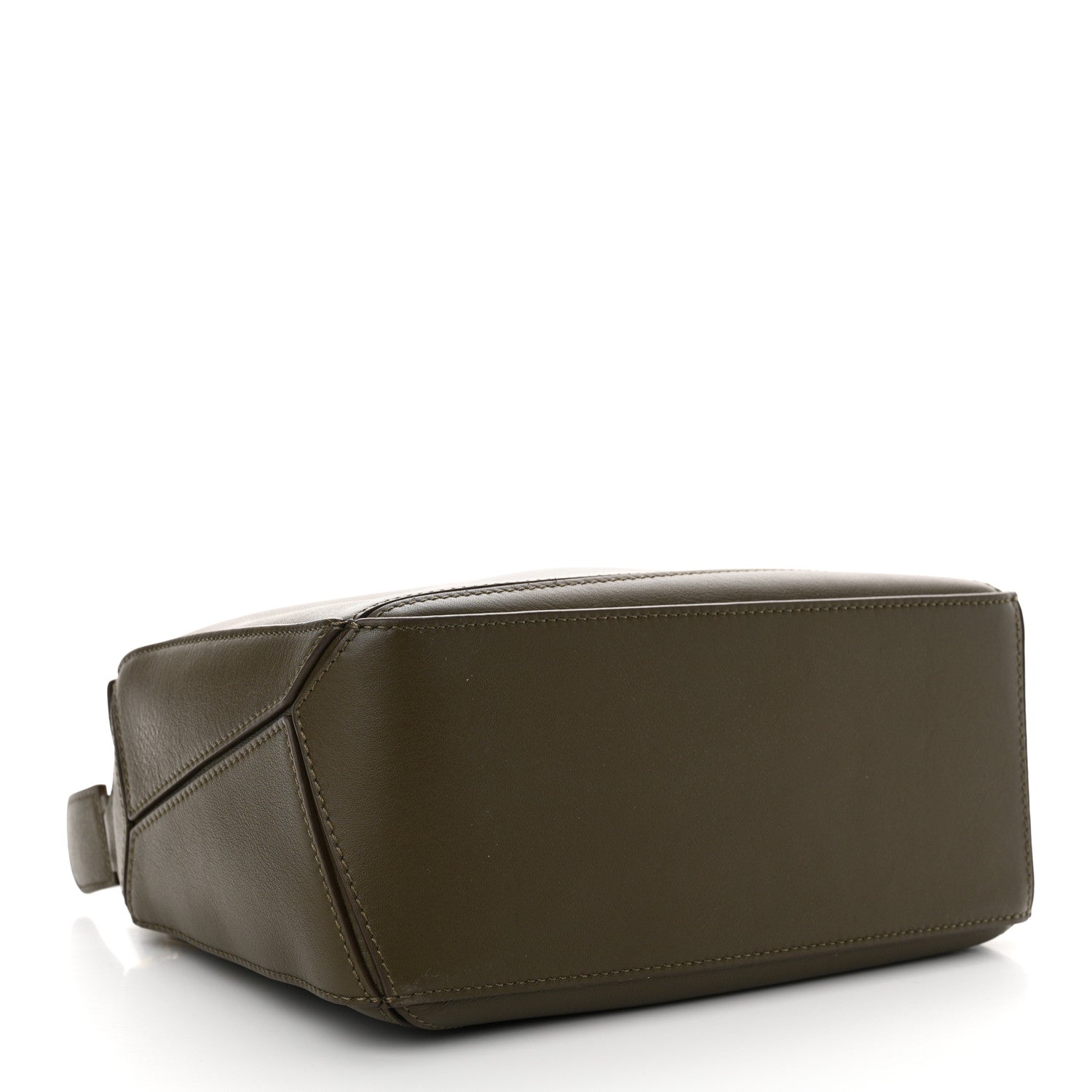 Loewe Calfskin Small Puzzle Bag Dark Khaki Green 4 of 10