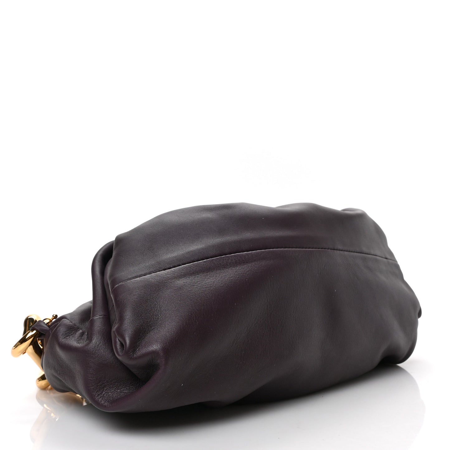 Calfskin The Pouch Chain Grape