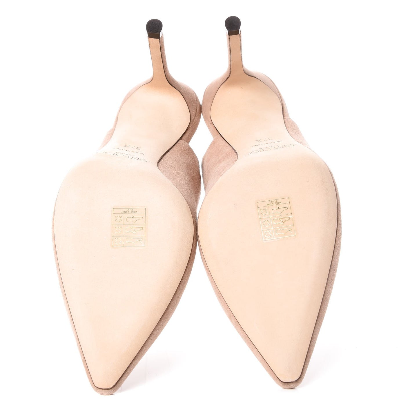 Suede Erin 85 Slingback Pumps 37.5 Ballet Pink