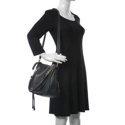 Chloe Calfskin Medium Marcie Satchel Black 3 of 11