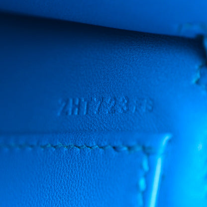 Hermes Chevre Mysore Mini Kelly Sellier 20 Bleu Frida 7 of 10