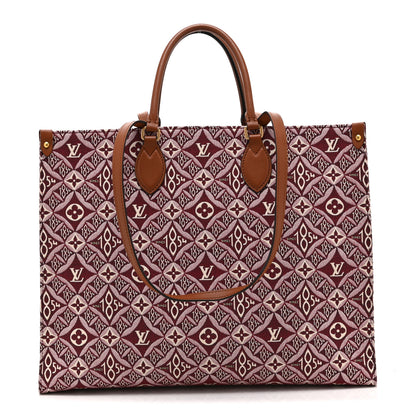 Louis Vuitton Jacquard Since 1854 Onthego GM Bourdeaux 1 of 10