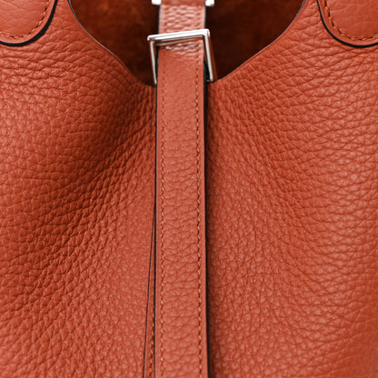 Hermes Taurillon Clemence Picotin Lock 18 PM Cuivre 8 of 10