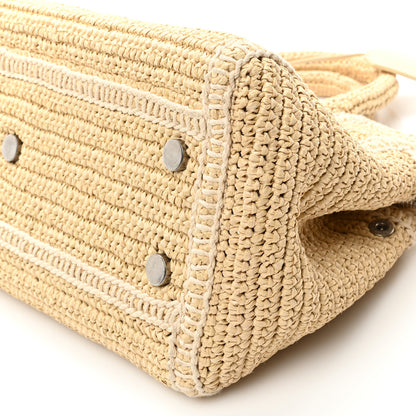 Saint Laurent Raffia Small Rive Gauche Cabas Naturale 8 of 8