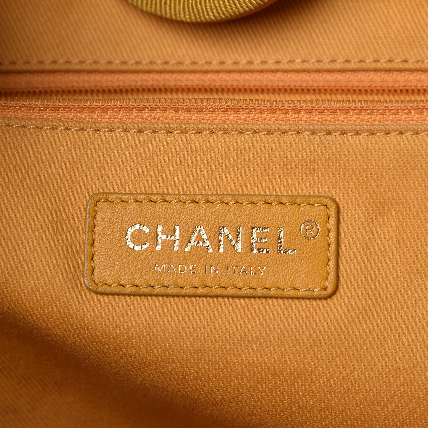 Lurex Canvas Small Deauville Tote Yellow