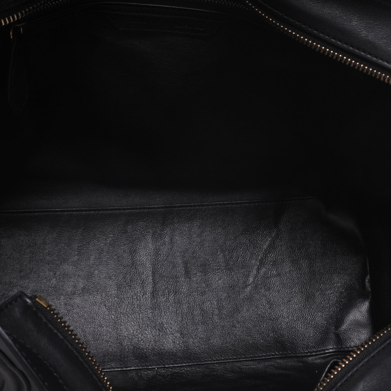 Celine Smooth Calfskin Shoulder Luggage Black 6 of 8