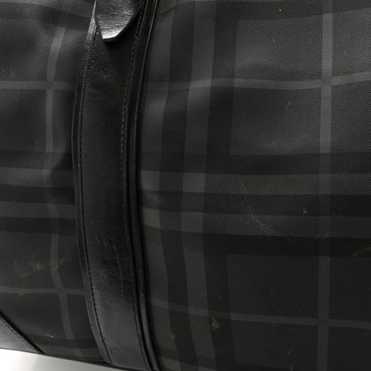 Burberry Nylon Smoked Check Weekend Duffle Bag Black 17 of 18
