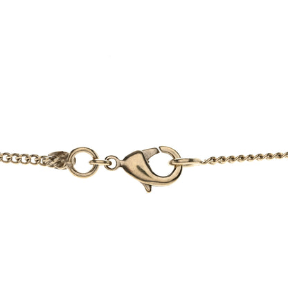 Chanel Crystal CC Necklace Light Gold Multicolor 4 of 7