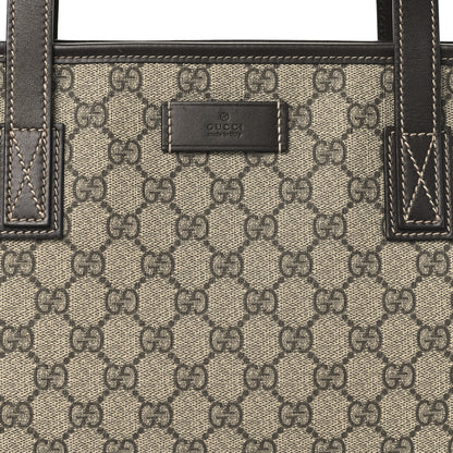 Gucci GG Supreme Monogram Small Joy Tote Dark Brown 8 of 10