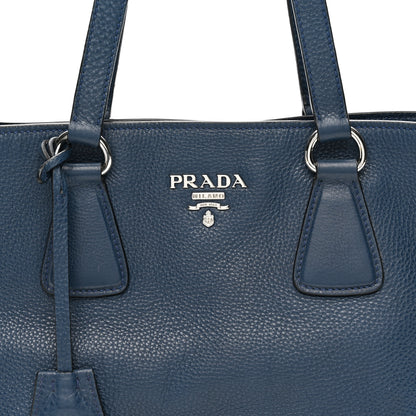 Prada Vitello Daino Shopping Tote Baltico 8 of 14