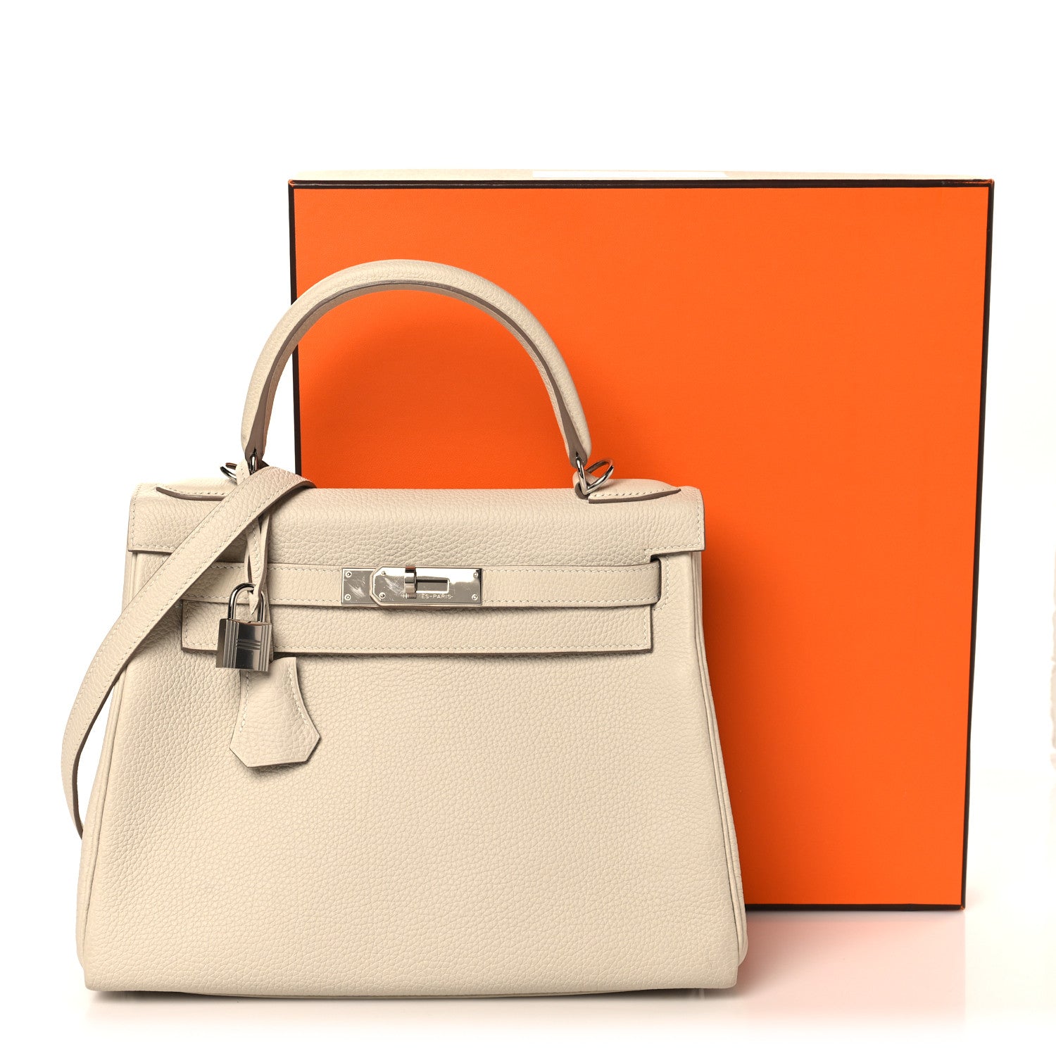 Hermes Togo Kelly Retourne 28 Craie 15 of 15