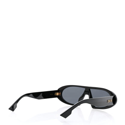 Christian Dior Acetate Oblique Oval Sunglasses Black 4 of 8