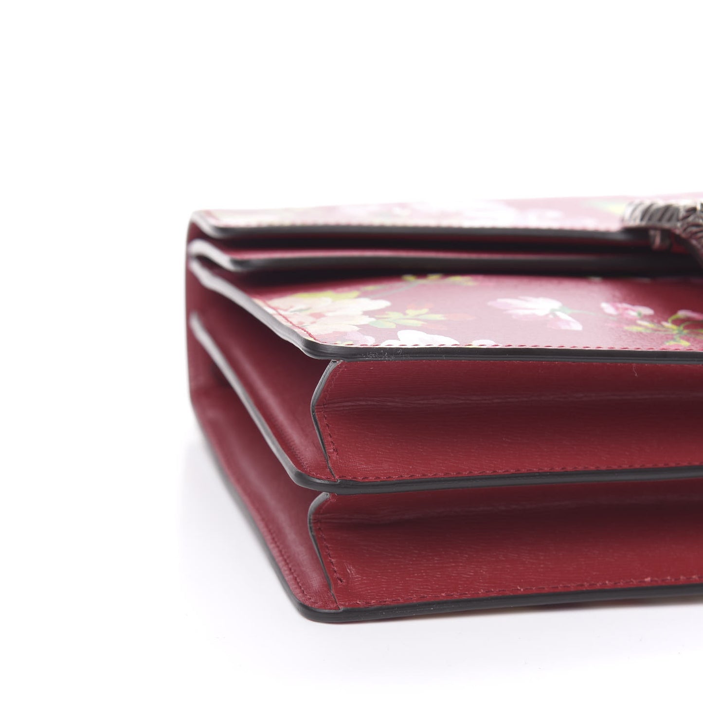Calfskin Blooms Print Medium Dionysus Shoulder Bag Romantic Cherry Multicolor