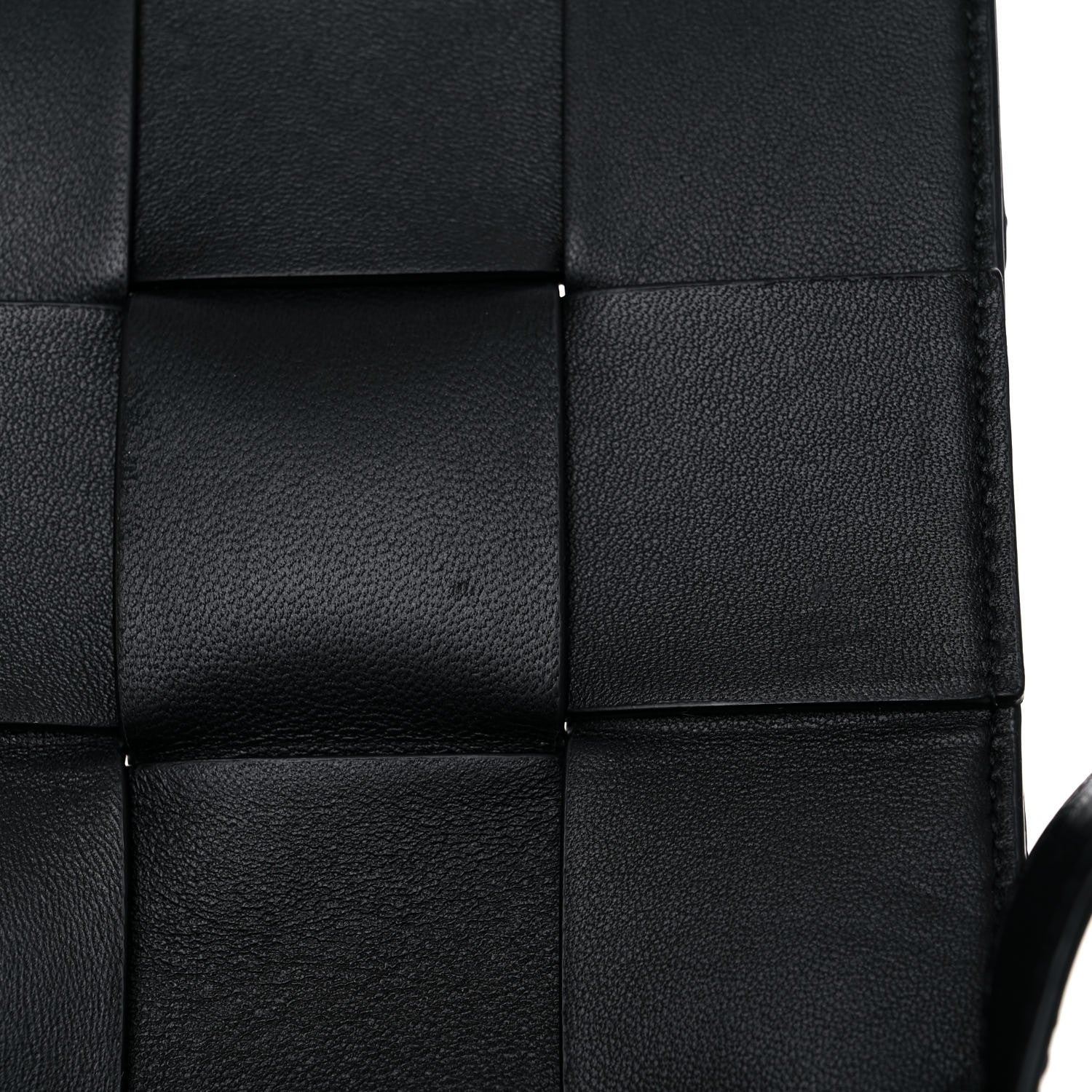 Bottega Veneta Spazzolato Maxi Intrecciato Cassette Crossbody Bag Black 12 of 14