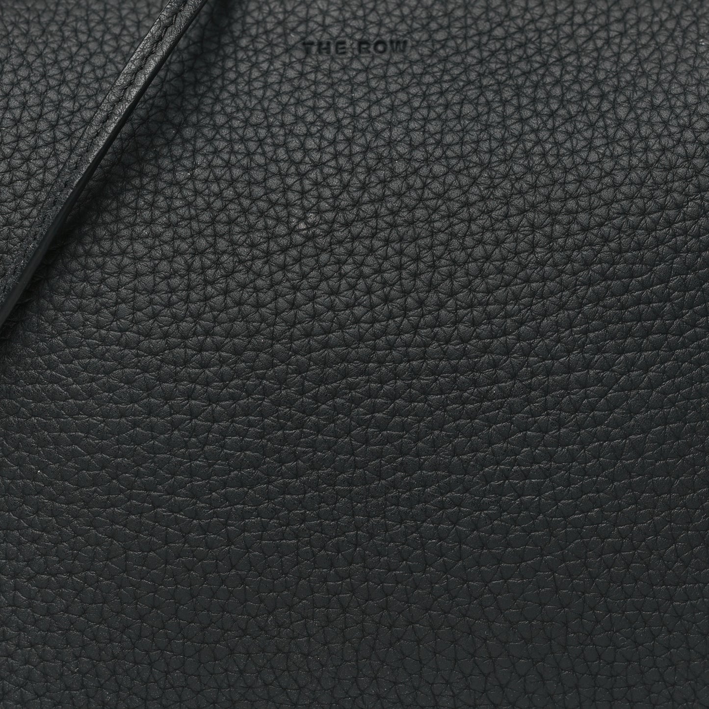 Matte Grained Calfskin Mini Nu Twin Bag Black