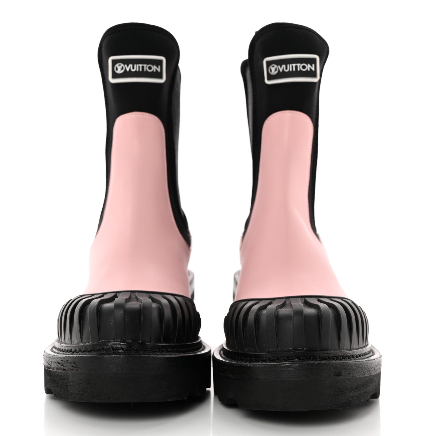 Calfskin Beaubourg Ankle Boots 39.5 Black Pink