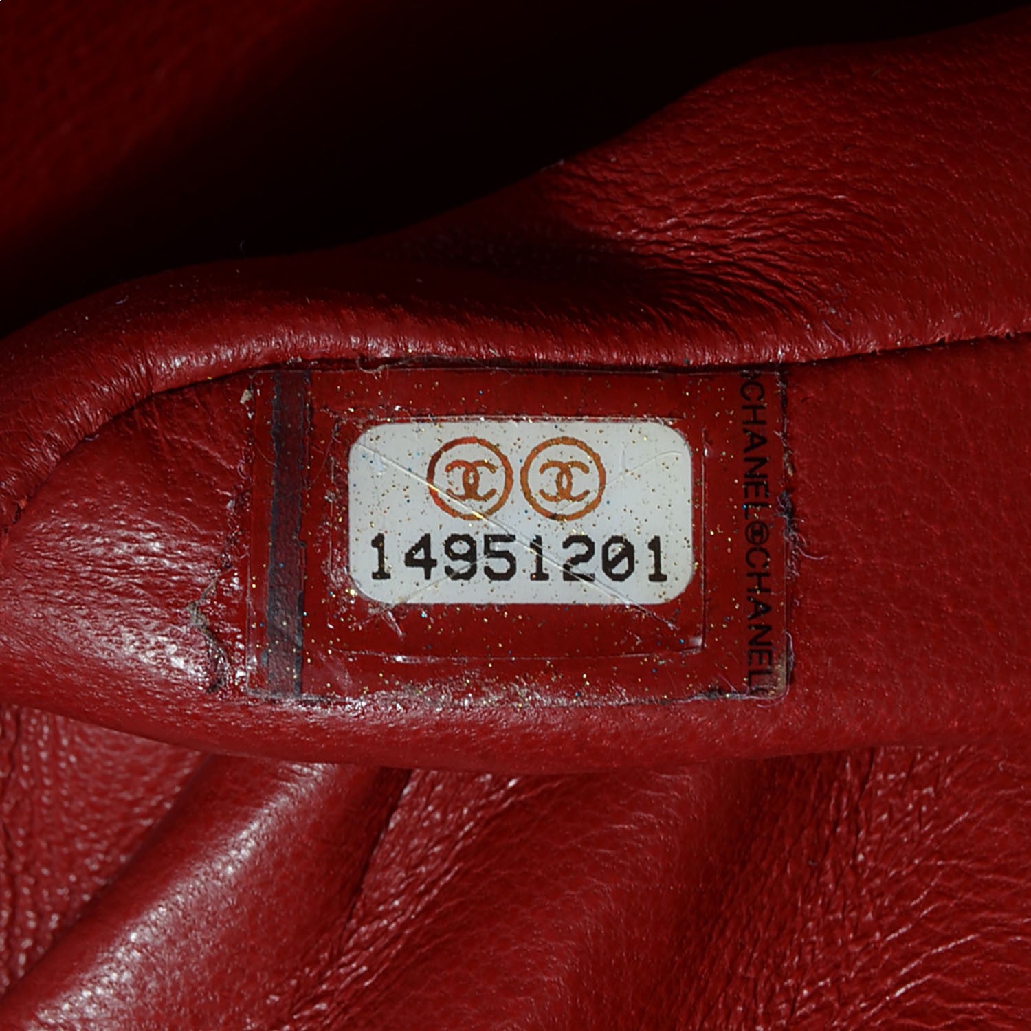 Chanel Caviar Quilted Jumbo Double Flap Red 9 of 9