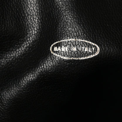 Chanel Lambskin Diamond Stitched Drawstring Shoulder Bag Black 8 of 12