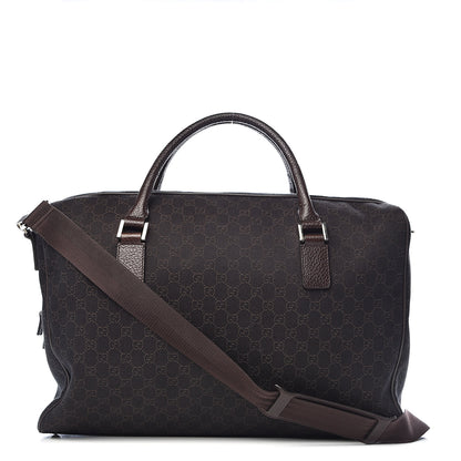 Gucci Nylon Monogram Large Carry On Duffle Dark Brown 1 of 10