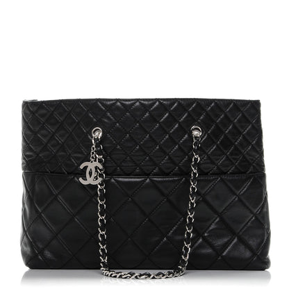 Chanel Calfskin Quilted Large In The Business Tote Black 1 of 10