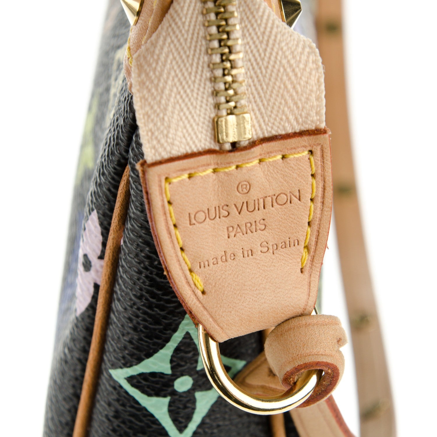 Louis Vuitton Monogram Multicolor Pochette Accessories Black 6 of 8