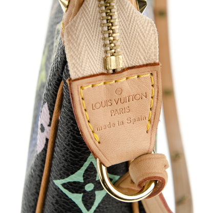 Louis Vuitton Monogram Multicolor Pochette Accessories Black 6 of 8