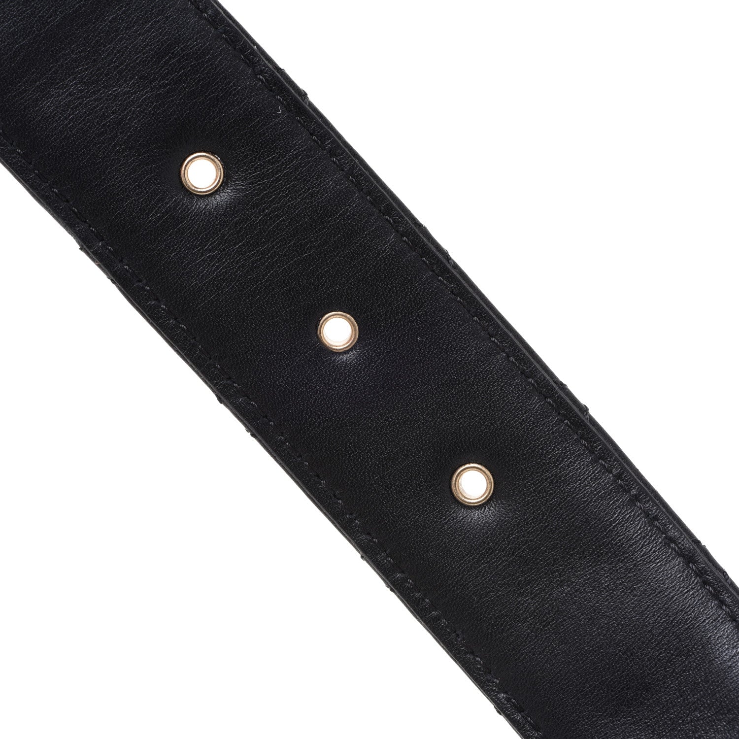 Chanel Lambskin Quilted CC Chain Belt 85 34 Black 3 of 4