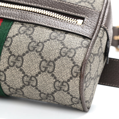 Gucci GG Supreme Monogram Web Small Ophidia Belt Bag 85 34 Dark Brown 10 of 10