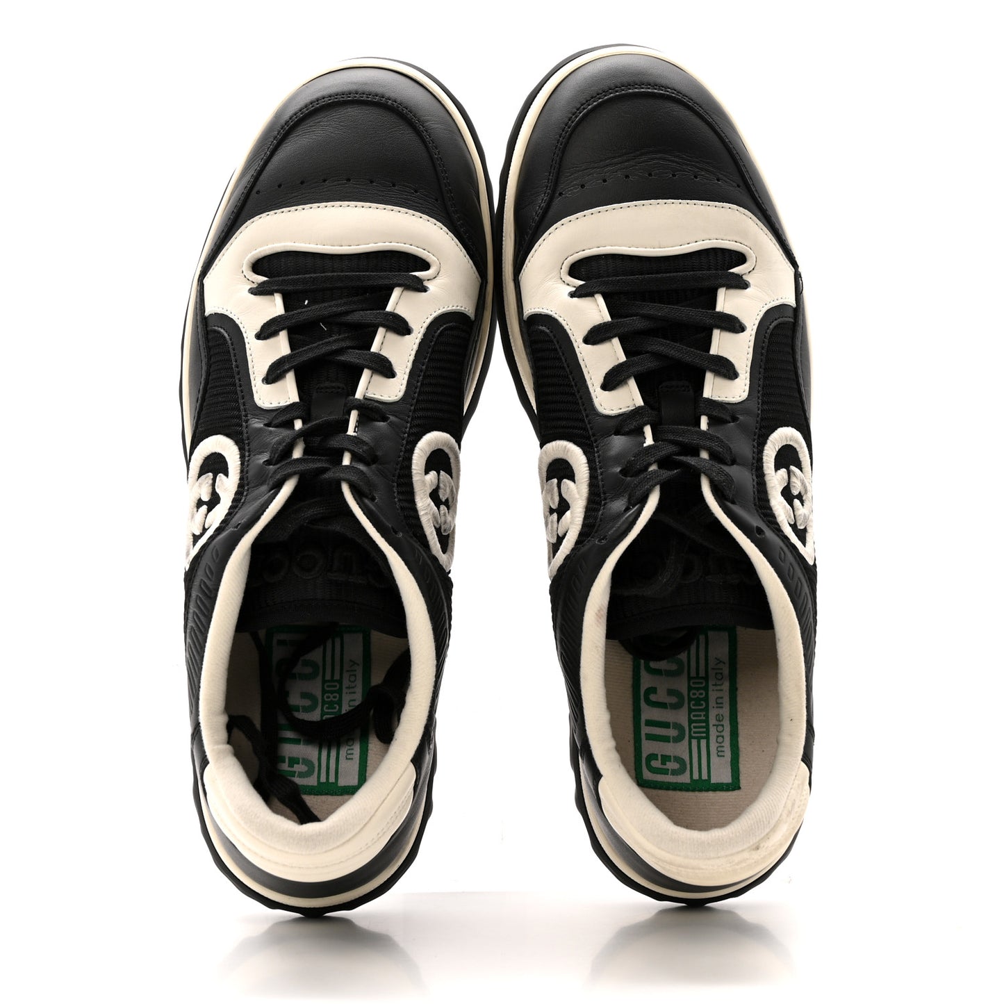 Dali Soft Calfskin Mens Mac80 Sneakers 10.5 Black White
