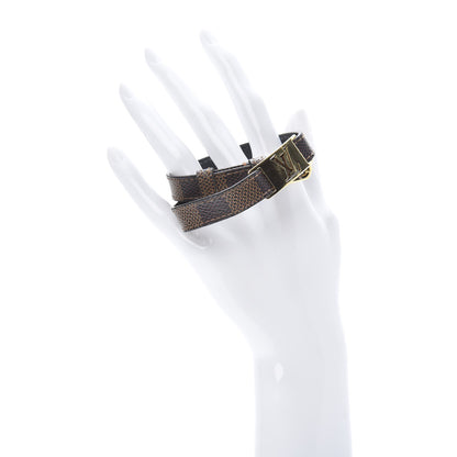 Louis Vuitton Damier Ebene Sign It Bracelet 2 of 8