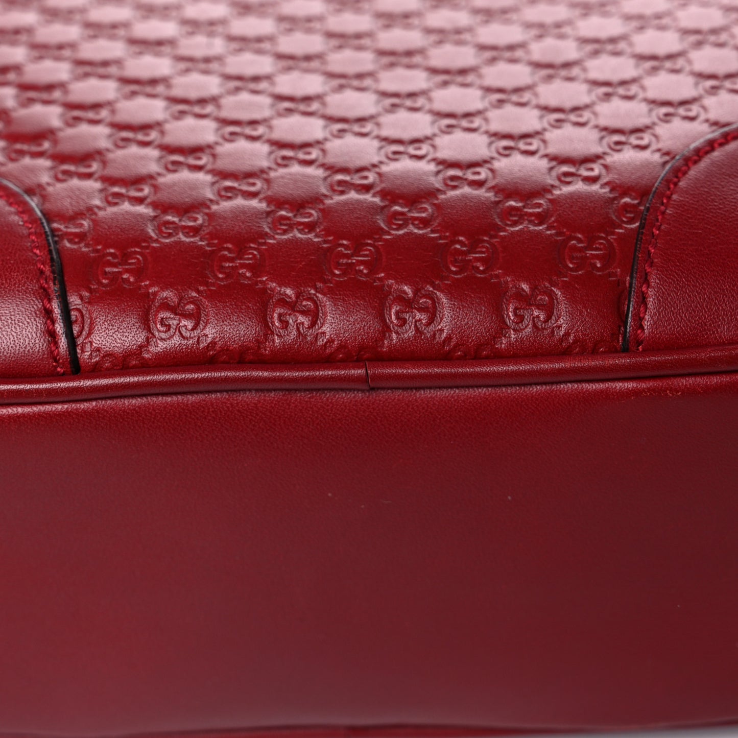 Microguccissima Mini Bree Messenger Bag Red