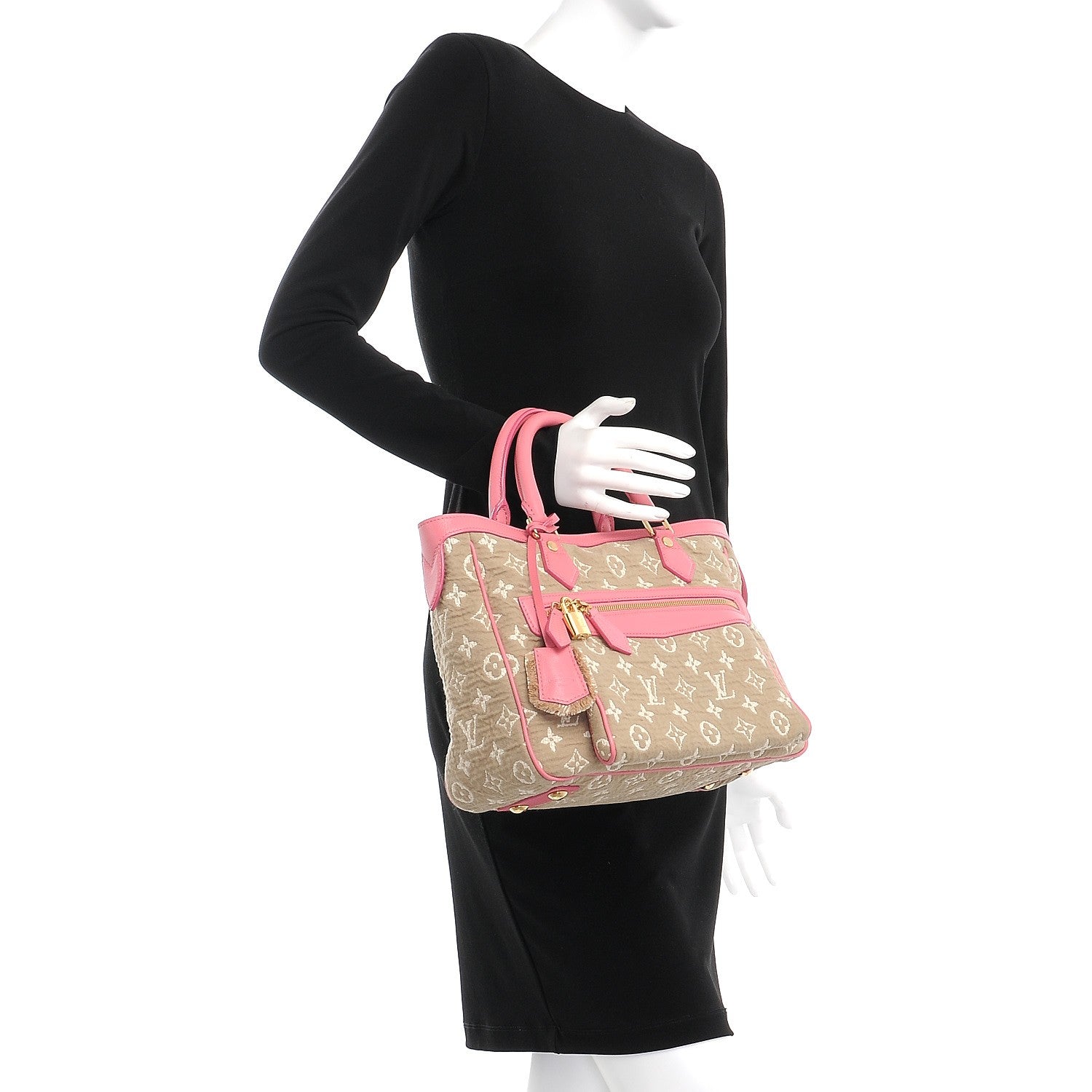 Louis Vuitton Monogram Sabbia Cabas MM Rose 2 of 8
